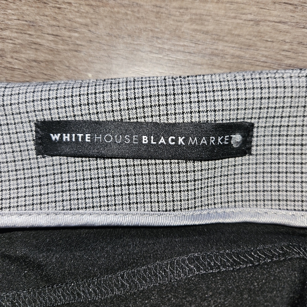 White House Black Market "The Skinny" Checkered Dress Pants - Size 14 - Picture 6 of 7
